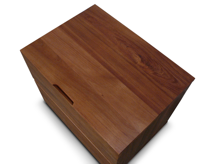 Manhattan Tasmanian Blackwood Bedside Table Living Elements