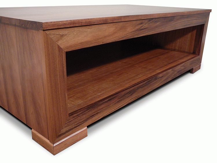 Macedon Tasmanian Blackwood Coffee Table Rectangle Living Elements