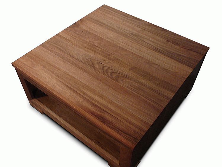 Macedon Tasmanian Blackwood Coffee Table Square Living Elements