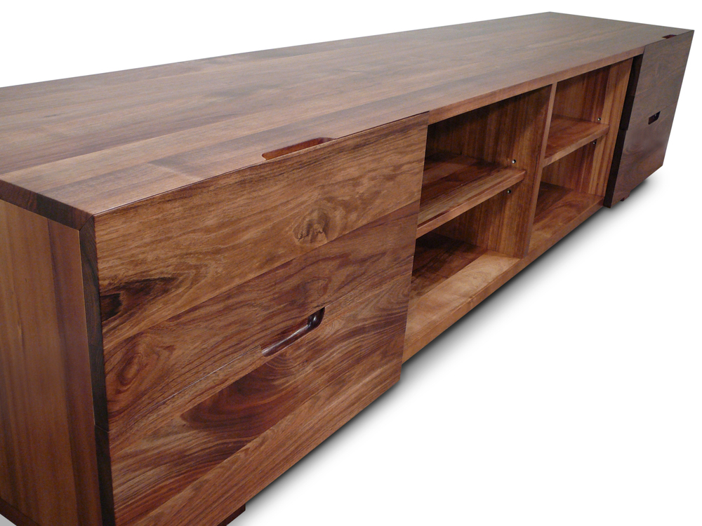 Manhattan Tasmanian Blackwood 2200 TV Unit Living Elements