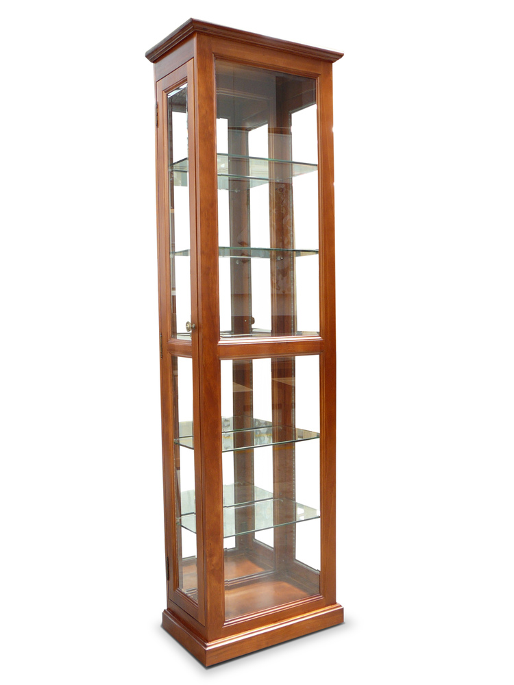 Gallery Timber and Glass Display Crystal Unit Small eBay