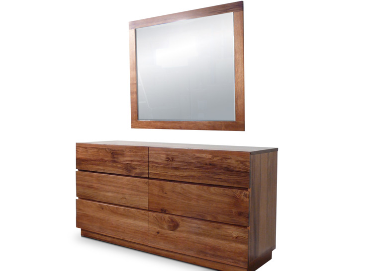 Manhattan Tasmanian Blackwood 6 Drawer Dresser Dresser Chest