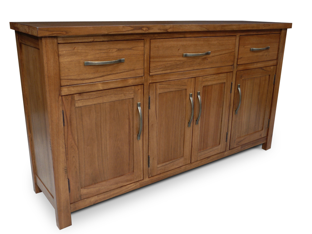 Stonybrook Mountain Ash Hardwood 4 Door Buffet Sideboard