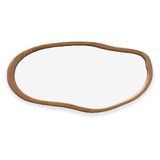 Organic Pebble Mirror #2 - Natural American Oak Frame