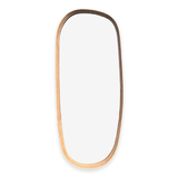 Organic Pebble Mirror #3 - Natural American Oak Frame