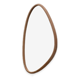 Organic Pebble Mirror #7 - Natural American Oak Frame