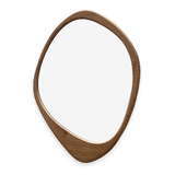 Organic Pebble Mirror #10 - Natural American Oak Frame