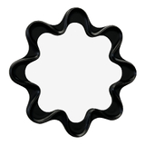 Framed Wall Mirror #4 - Matt Black American Oak Frame