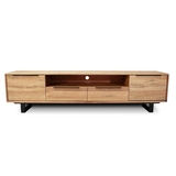 South Wharf Tasmanian Oak 2200 Lowline TV Stand