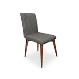 Quinn Tasmanian Blackwood Dining Fabric Chair - Light Grey