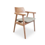 Kiyo Messmate Timber Dining Chair - Oatmeal