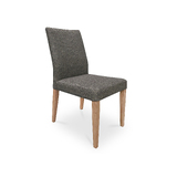 Juni Fabric Dining Chair DARK GREY