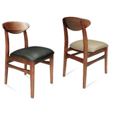 Leo Tasmanian Blackwood Dining Chair - Upholstered Seat