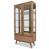 Adaline Messmate Timber & Glass Display Cabinet