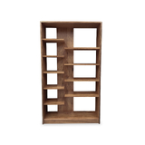 Marri Eucalypt Timber 9 Shelf Bookcase - Live Edge