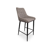 Airley Fabric Bar Stool - LIGHT GREY