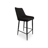 Airley Fabric Bar Stool - CHARCOAL