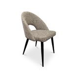 Mimi Fabric Upholstered Dining Chair - LIGHT GREY