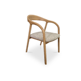 Myrtle Ash Timber Dining Chair with Fabric Seat