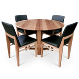 Nashville Messmate 1200 Round Dining Package with 4 Atlantic chairs