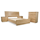 Aziah QUEEN Panel Bed Tallboy Package