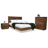 Indiana Marri Timber QUEEN Bed Tallboy Package