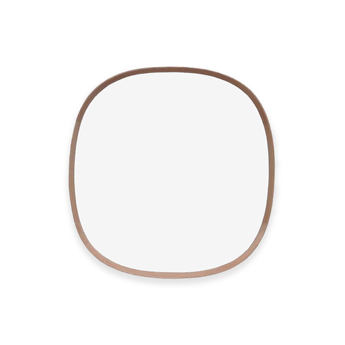 Framed Wall Mirror #1 - American Oak Frame - Small