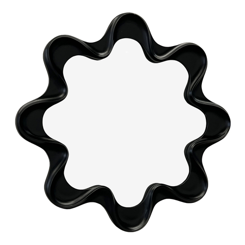 Framed Wall Mirror #4 - Matt Black American Oak Frame