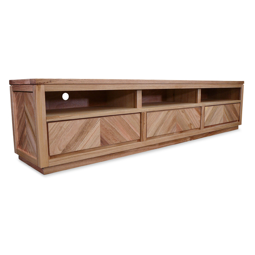 Herringbone Natural - Messmate 2400 TV Unit