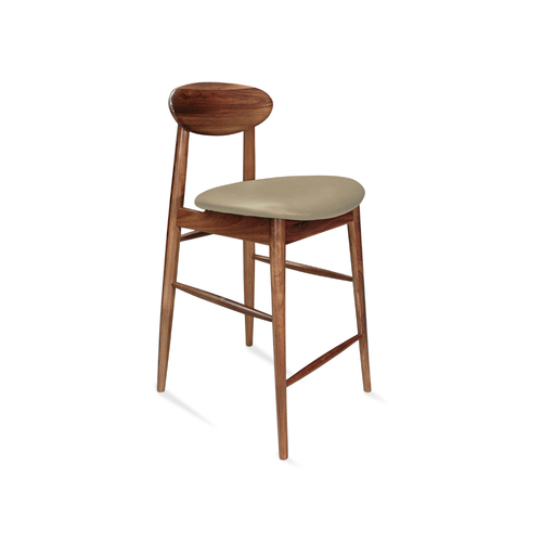 Oliver Mid Century Design Barstool - Tasmanian Blackwood - PEBBLE