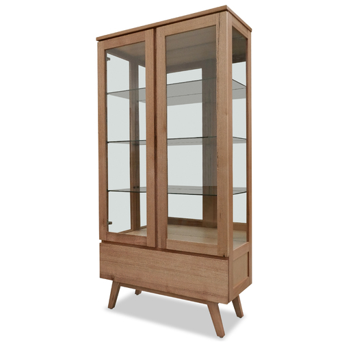 Adaline Messmate Timber & Glass Display Cabinet