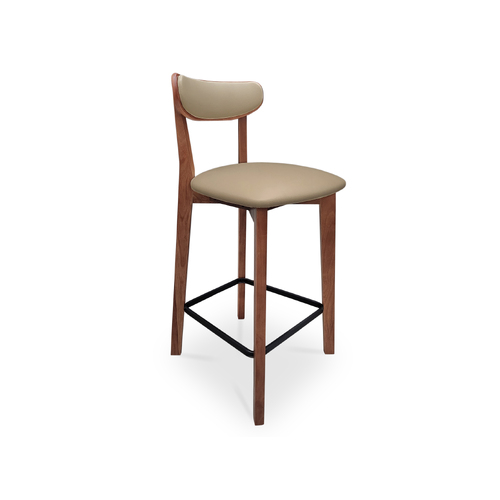 Kieran Tasmanian Blackwood Timber Barstool - TAUPE