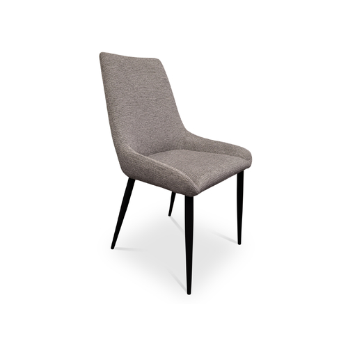 Airley Fabric Dining Chair - LIGHT GREY