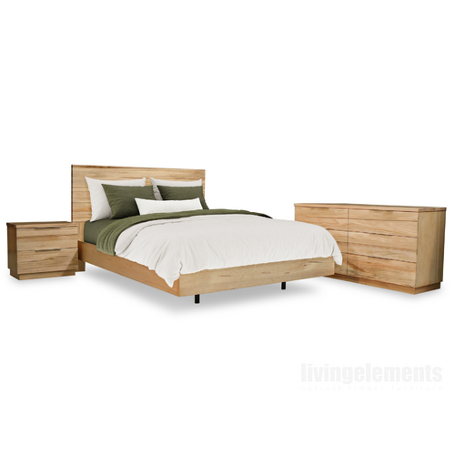 Aziah Messmate QUEEN Floating Bed Dresser Bedroom Package