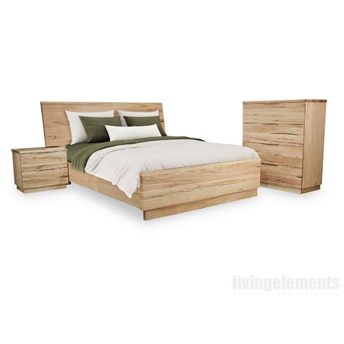 Aziah KING Panel Bed Tallboy Package