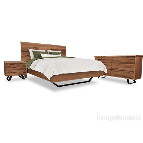 Blaze West Australian Marri Dresser Bedroom Package KING