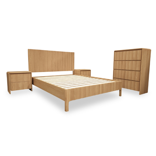 Aurora American Oak Tallboy Bedroom Package
