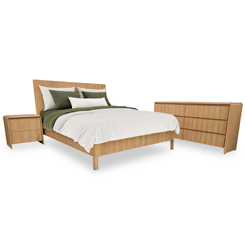 Aurora American Oak Dresser Bedroom Package